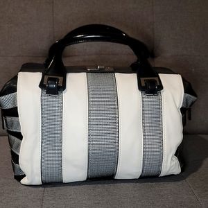 Black n White GX Satchel by Gwen Stefani